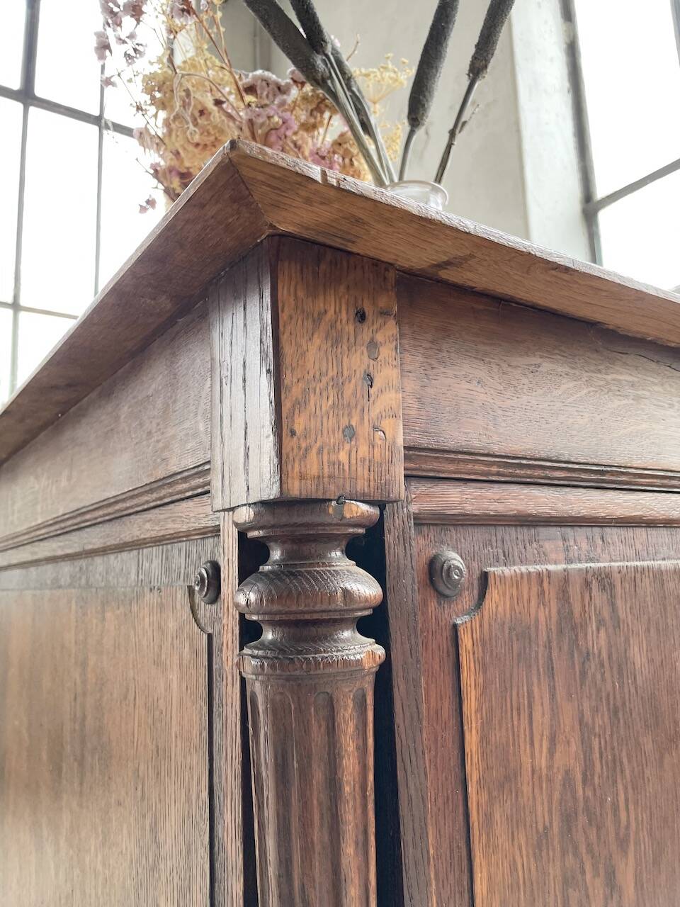 Comptoir en chêne drapier chêne 1900