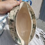 Snow gravy boat sarreguemines u& cie