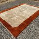 Terracotta and beige Moroccan Mrirt rug 340x230 cm – framed pattern