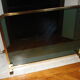 Fire firewall brass gold glass vintage smoke 1970