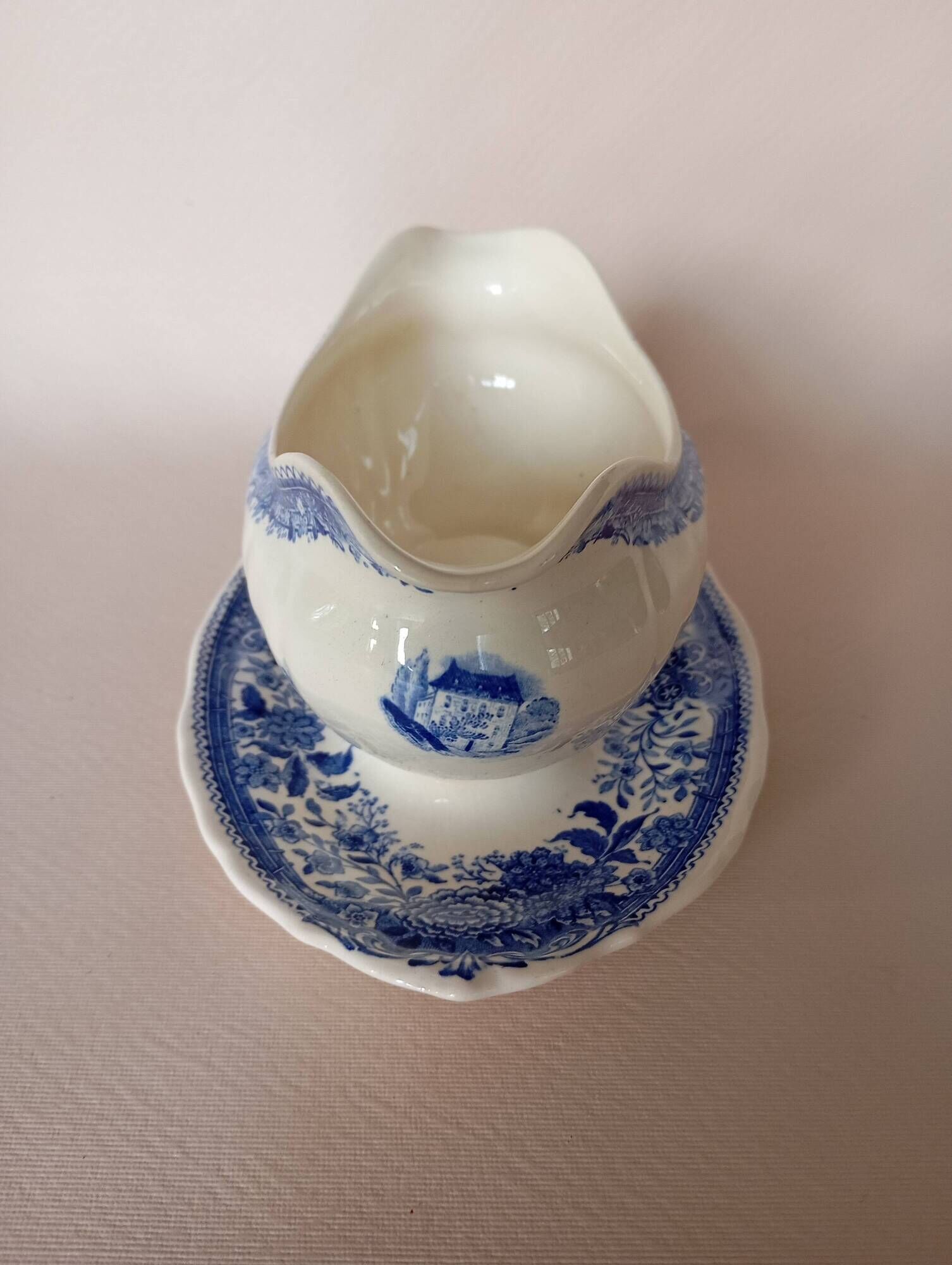 Saucière 'Burgenland' bleu Villeroy & Boch Mettlach
