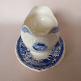 Gravy boat 'Burgenland' blue Villeroy & Boch Mettlach