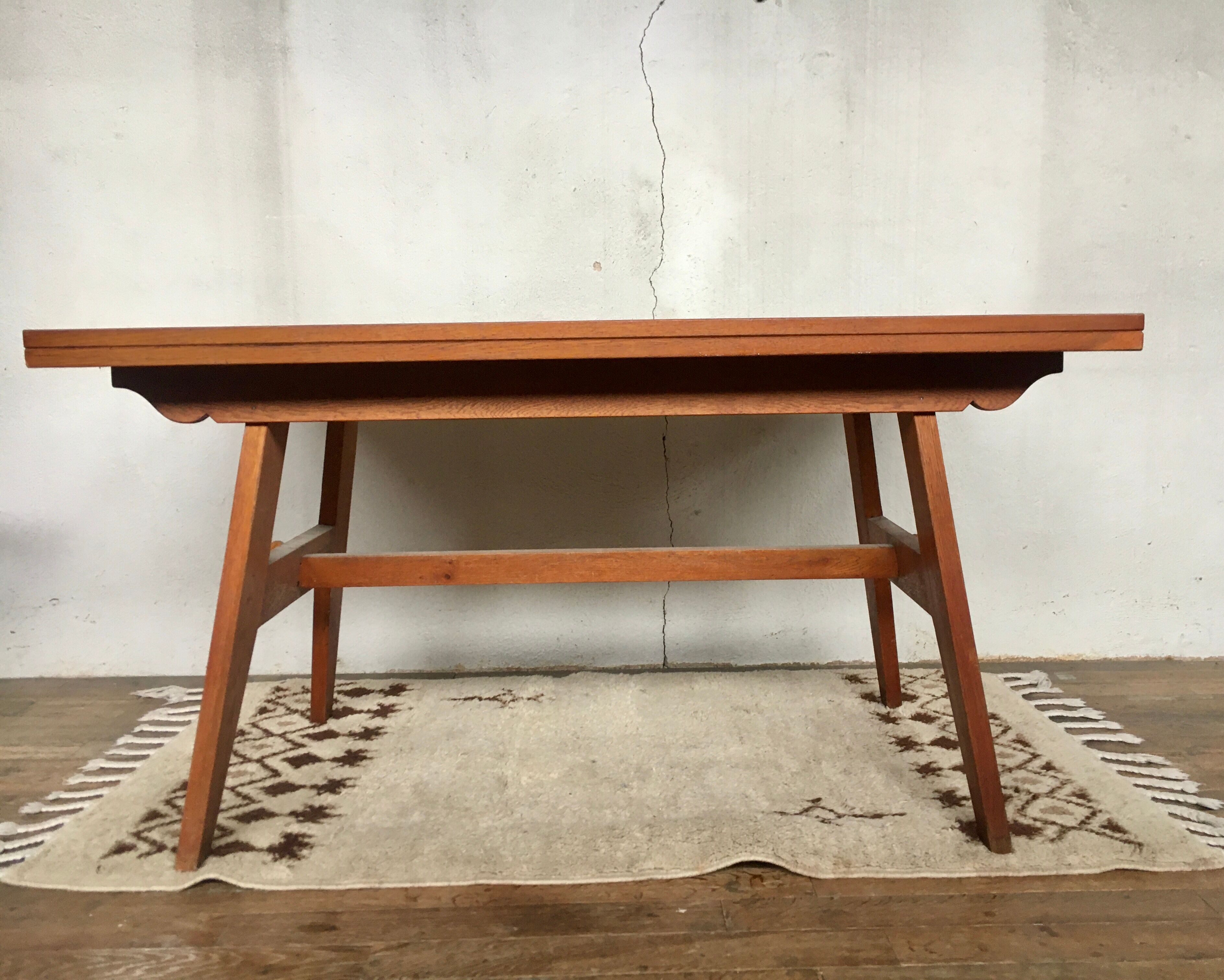 Table de repas à manger vintage de René Gabriel vers 1950