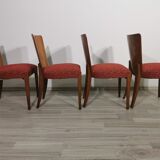 4 art deco dining chairs by Jindrich Halabala