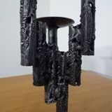 Brutalist Iron Candleholder, 1960s