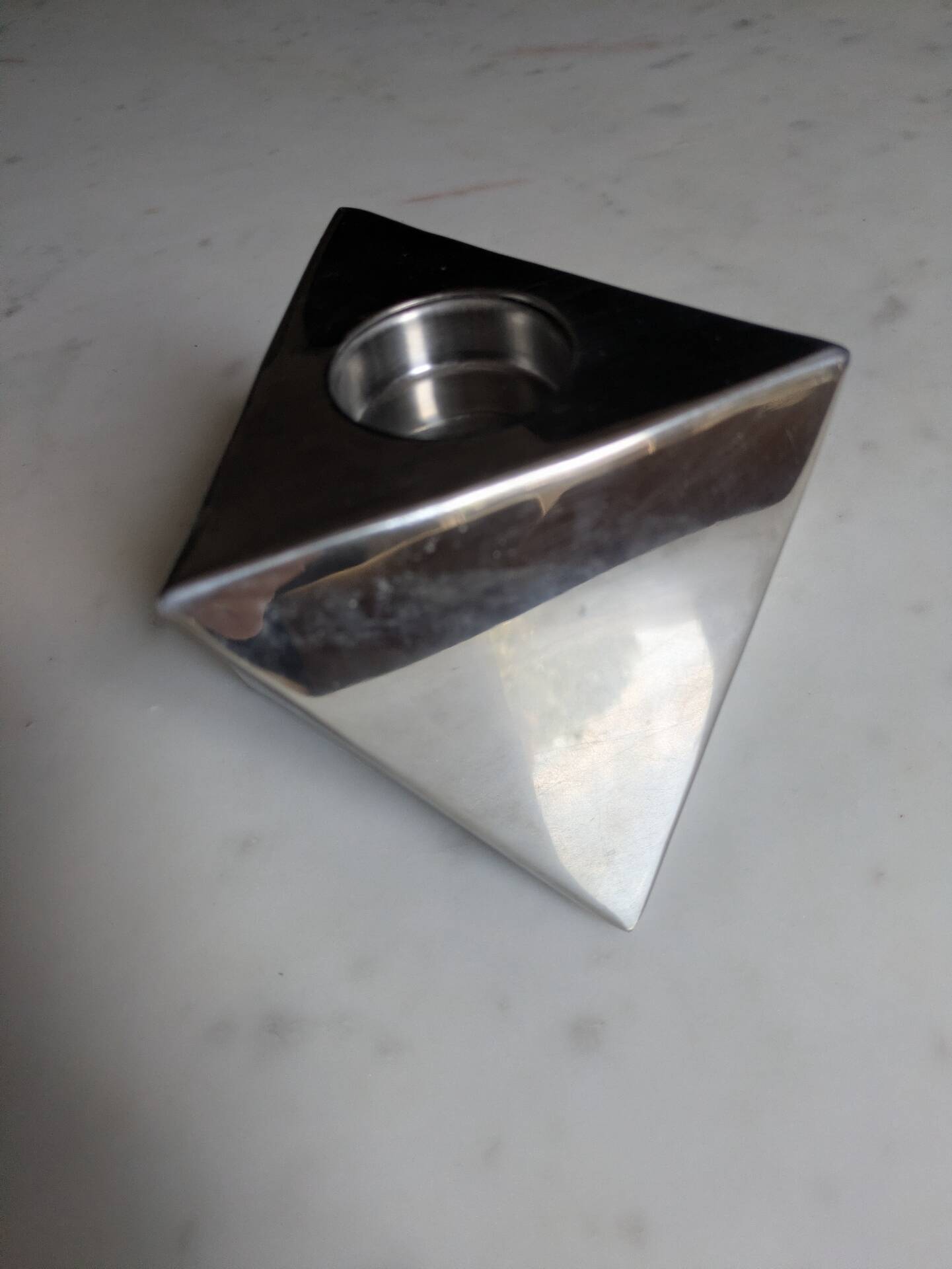 Set of vintage, collector and designer candle holders.