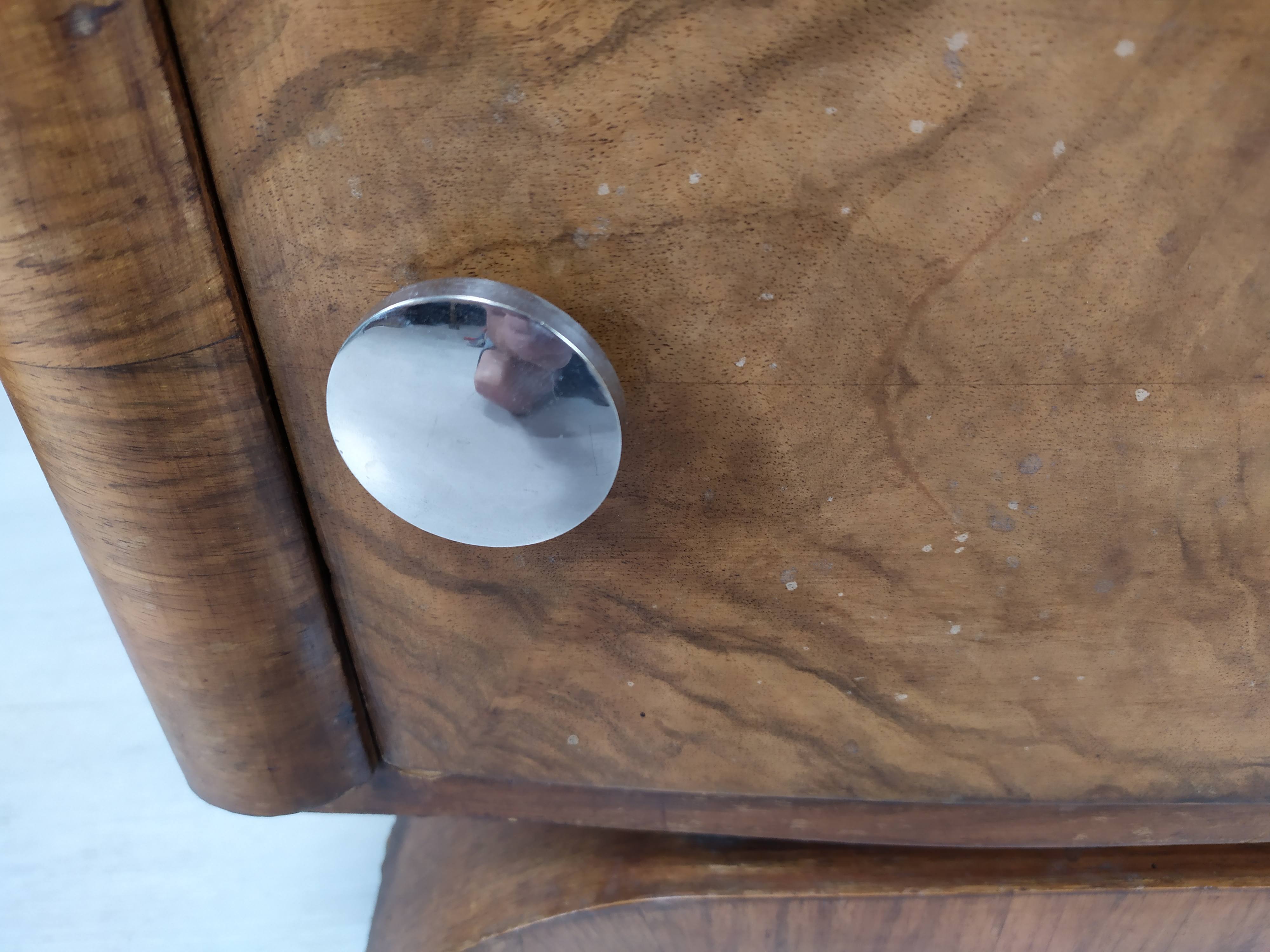 Pair of art deco bedside tables