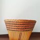 Vintage Mossi woven straw basket - Handicraft