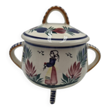 Bonbonnière/Sugar bowl HB Quimper