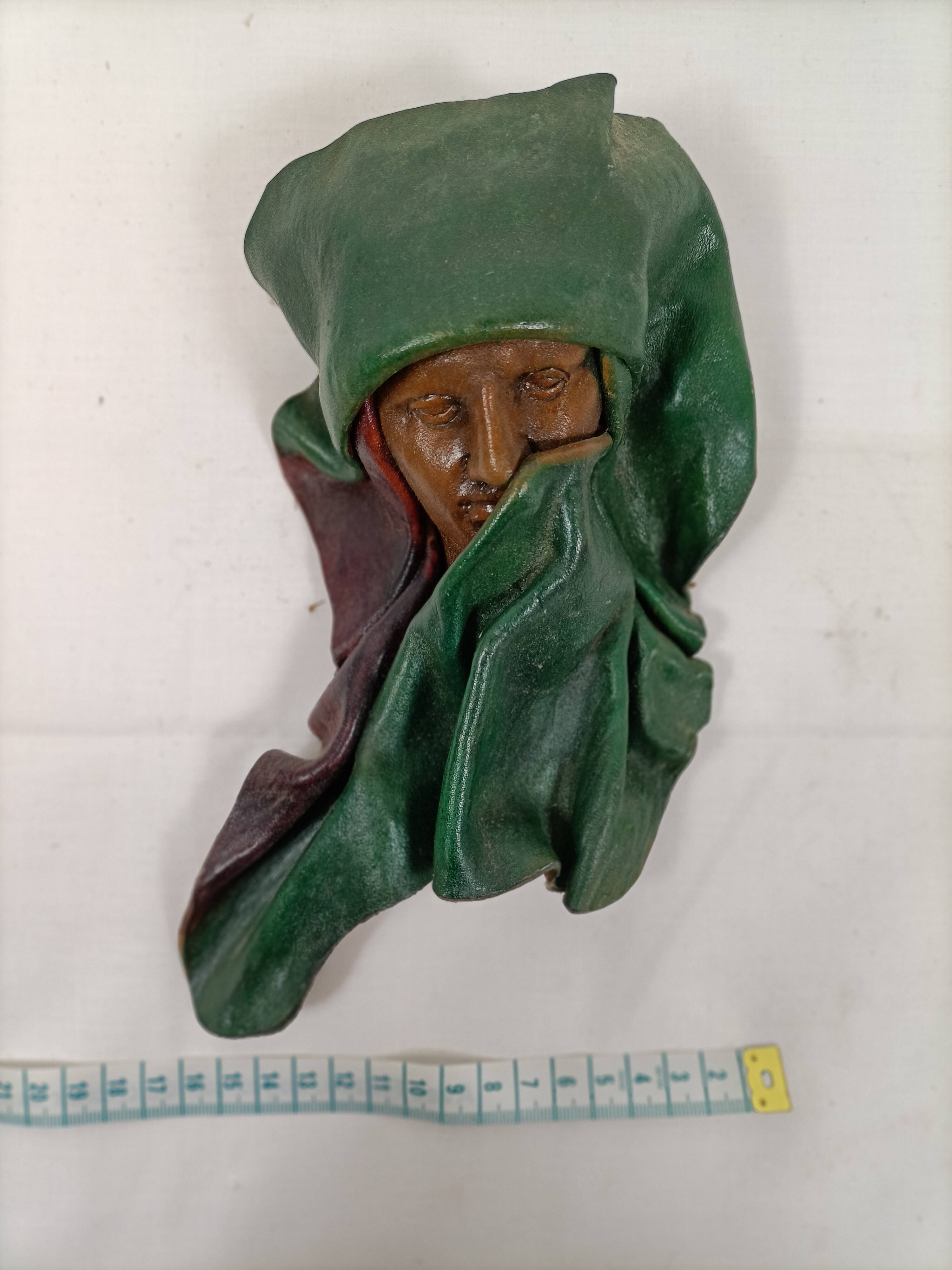 Decorative leather mask leather goods Z024