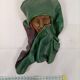 Decorative leather mask leather goods Z024