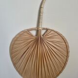 Braided palm leaf fan shape