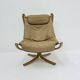 Falcon Leather Lounge Chair by Sigurd Ressel for Vatne Møbler, 1970s