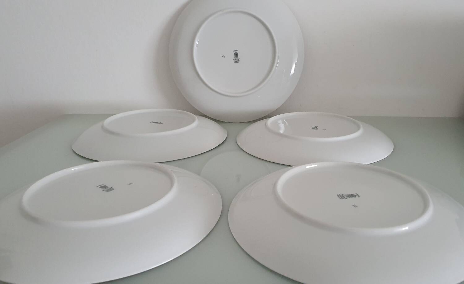 Set of 5 flat plates - Arzberg earthenware factory 1960/70