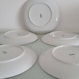 Set of 5 flat plates - Arzberg earthenware factory 1960/70