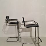 Pair of Cantilever Mart Stam bar stools