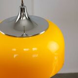 Space Age Yellow Pendant from Guzzini, 1970s