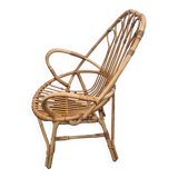 Rattan armchair