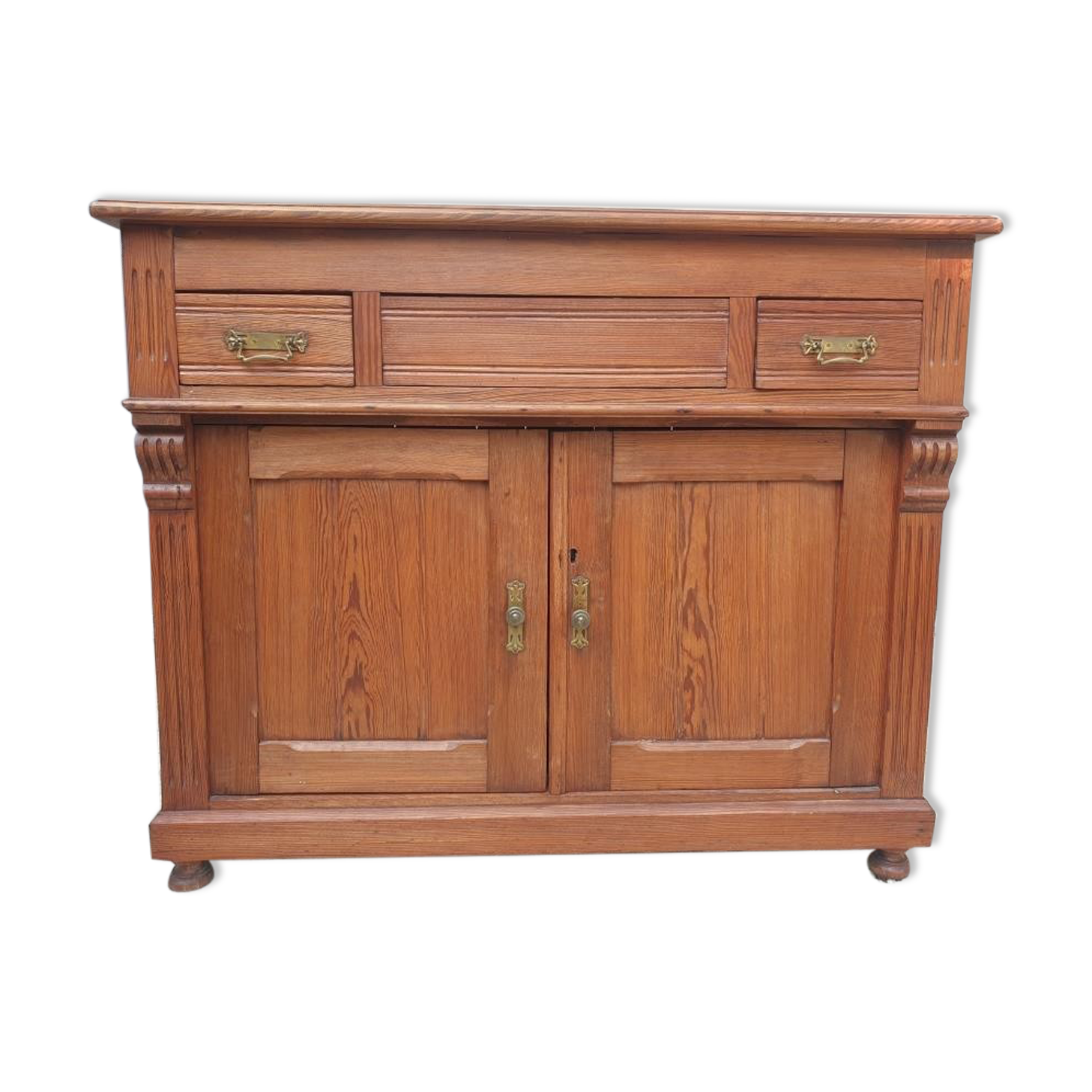 Comptoir buffet pitchpin 1900