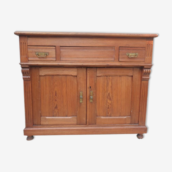 Comptoir buffet pitchpin 1900