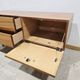 Vintage Mahogany-Coloured Sideboard with Brass Handles – 1990s