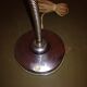 Industrial chrome lamp