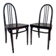 Pair of Secession chairs Josef Hoffmann no.637 Ex. by Thonet