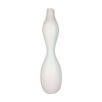Vase blanc céramique 1990
