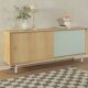 60s Sideboard with Sliding Doors by Lothar Wegner