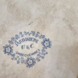 Old dish U-C Sarreguemines