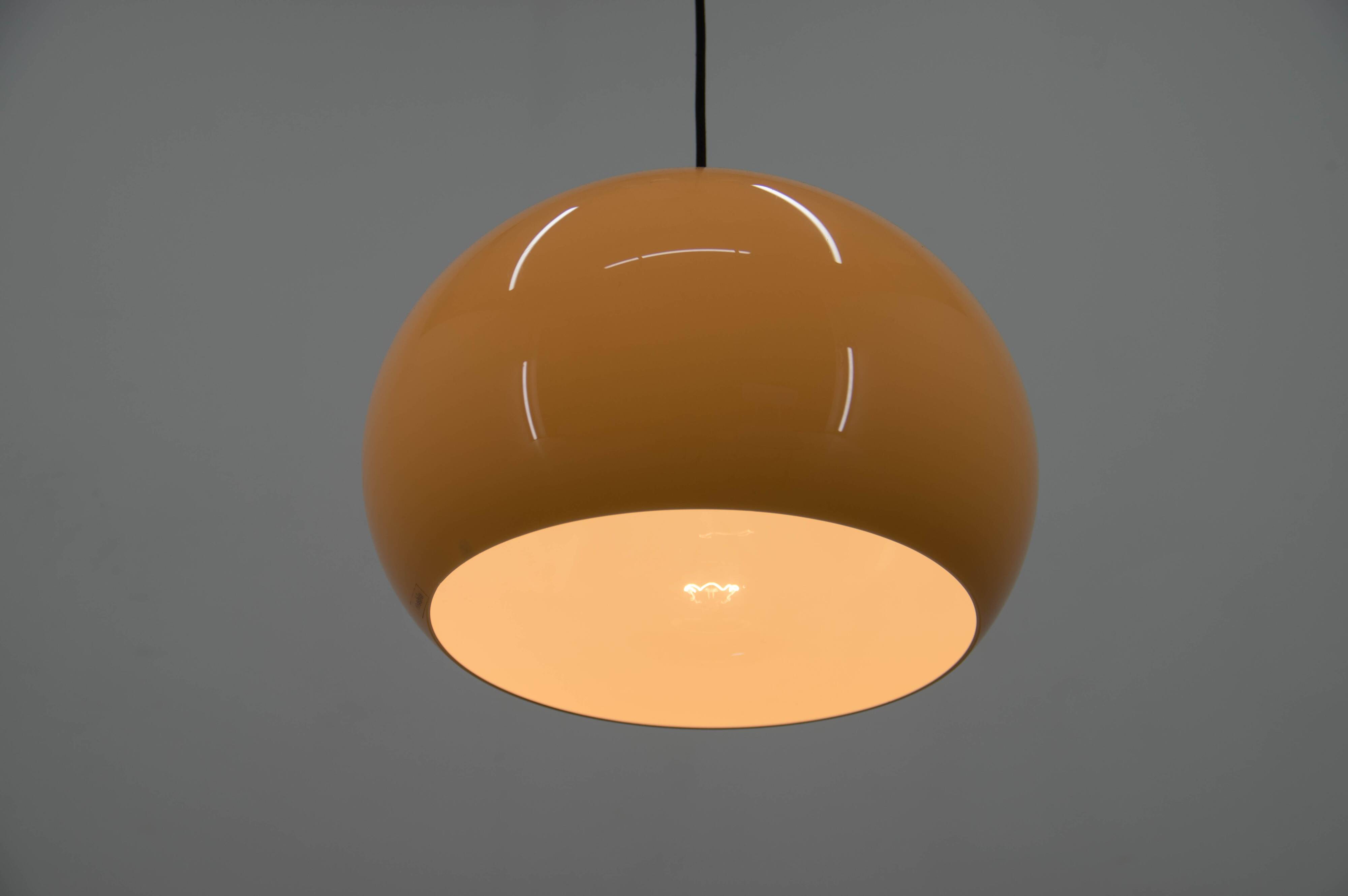 Midcentury Pendant Designed by Harvey Guzzini for Meblo, Italy, 1970s
