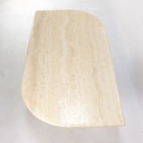 Mid-Century Italian Travertine Coffee Table, 1980s