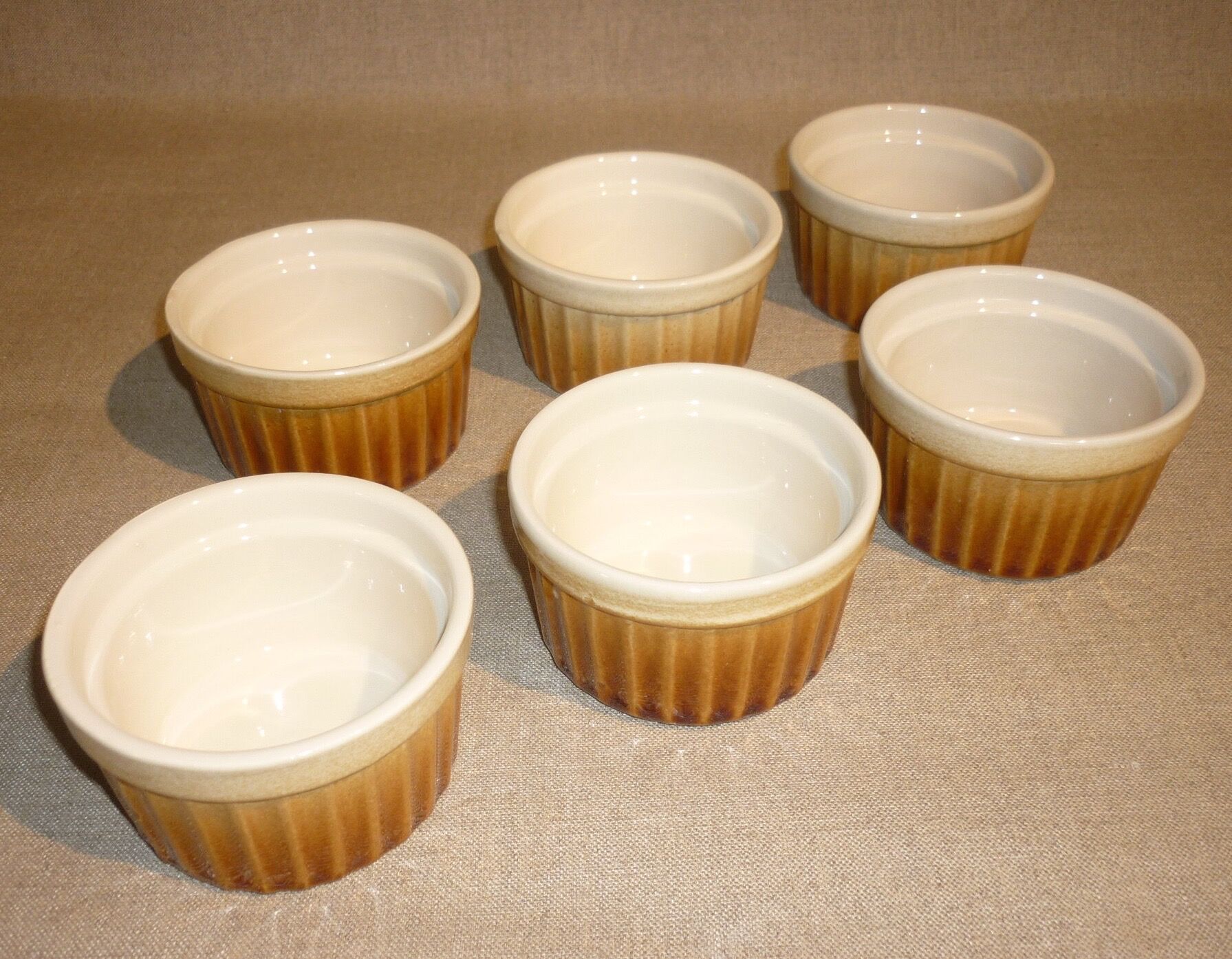 Set of 6 vintage ramekins