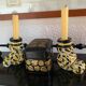 Vintage Handmade Candlestick Duo