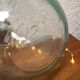 Demijohn glass, blue/green reflections, 12L