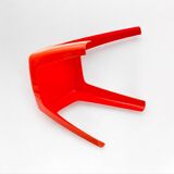 Vintage Stool or Side Table in Vibrant Orange, 1970s