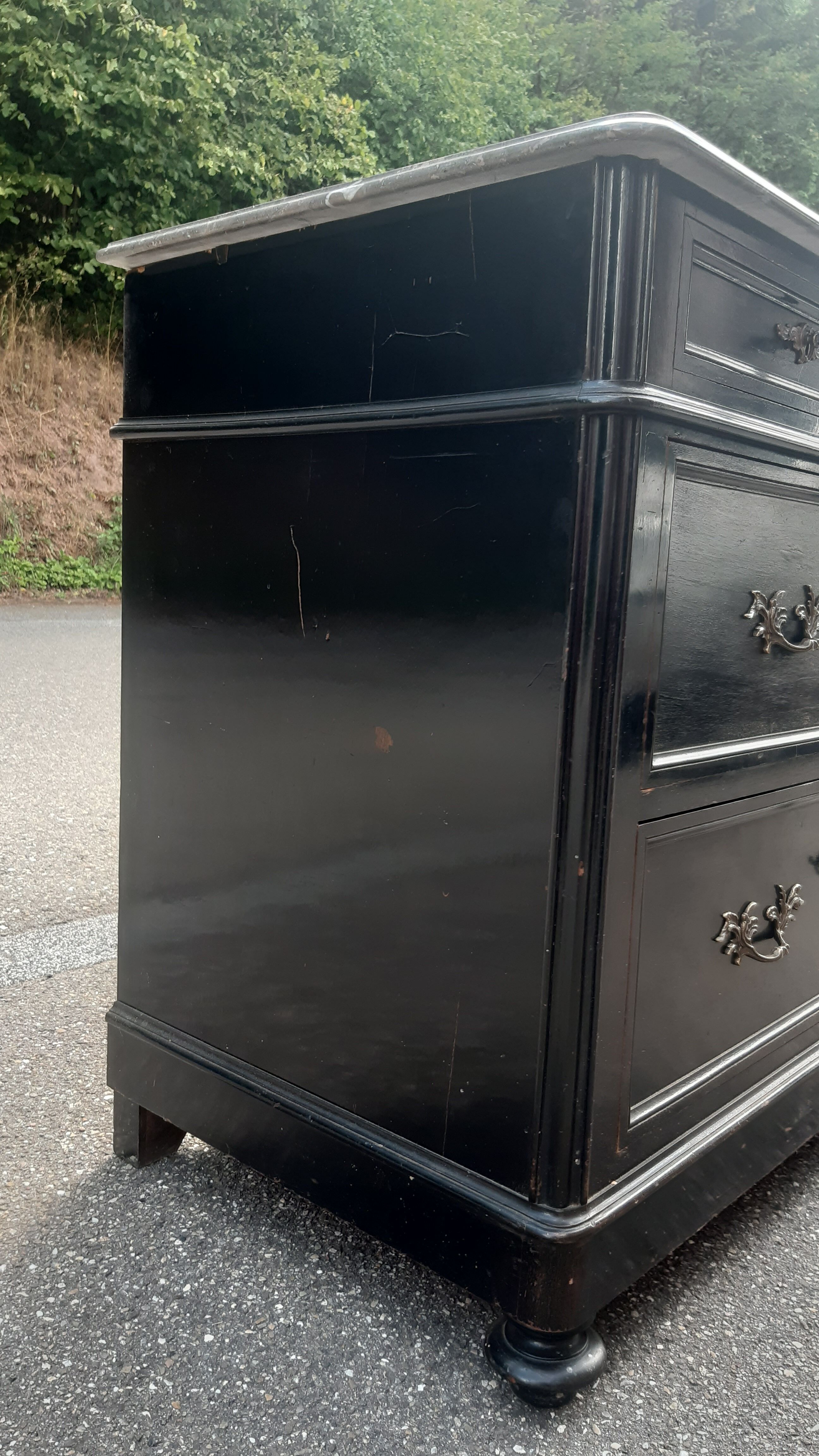 Commode marbre début XXème