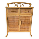Vintage rattan sideboard