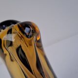 Czech art glass vase by Hana Machovska Mstisov, 1960s