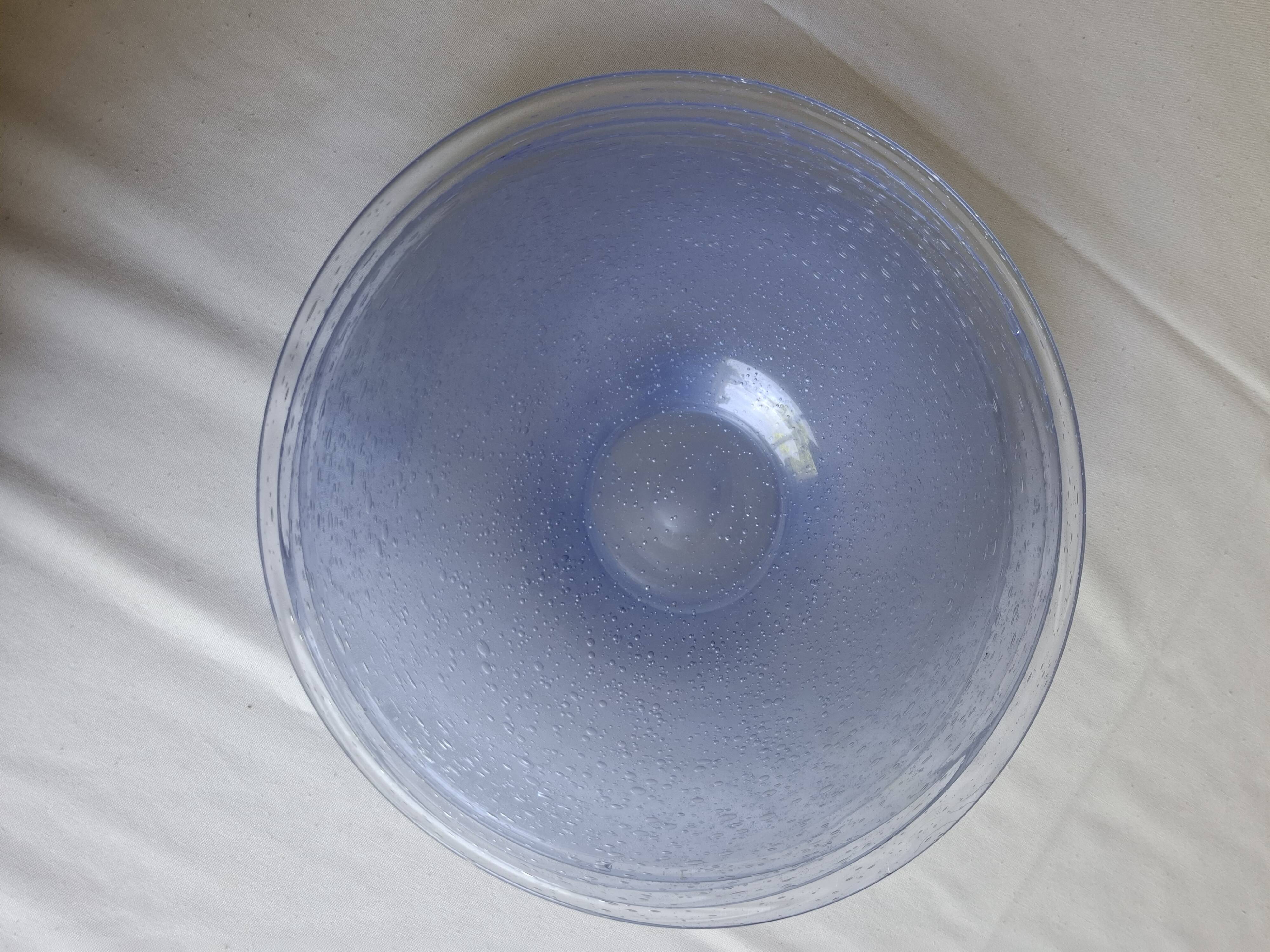 Vintage Biot bubble glass plates/dishes 30 cm