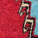 Tapis Berbère Boucherouite coloré - 145 x 267 cm
