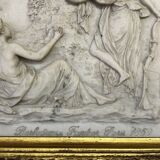 Marble bas-relief, Barbedienne Fondeur, Paris 1859