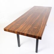 Coffee Table Made In Rosewood With Metal Frame From 1960s