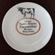Cheese plates bistro porcelain chauvigny