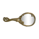 Brass hand "nymph" mirror
