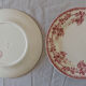 Lot 6 plates old iron earth H Boulanger Choisy le Roi, model Paris