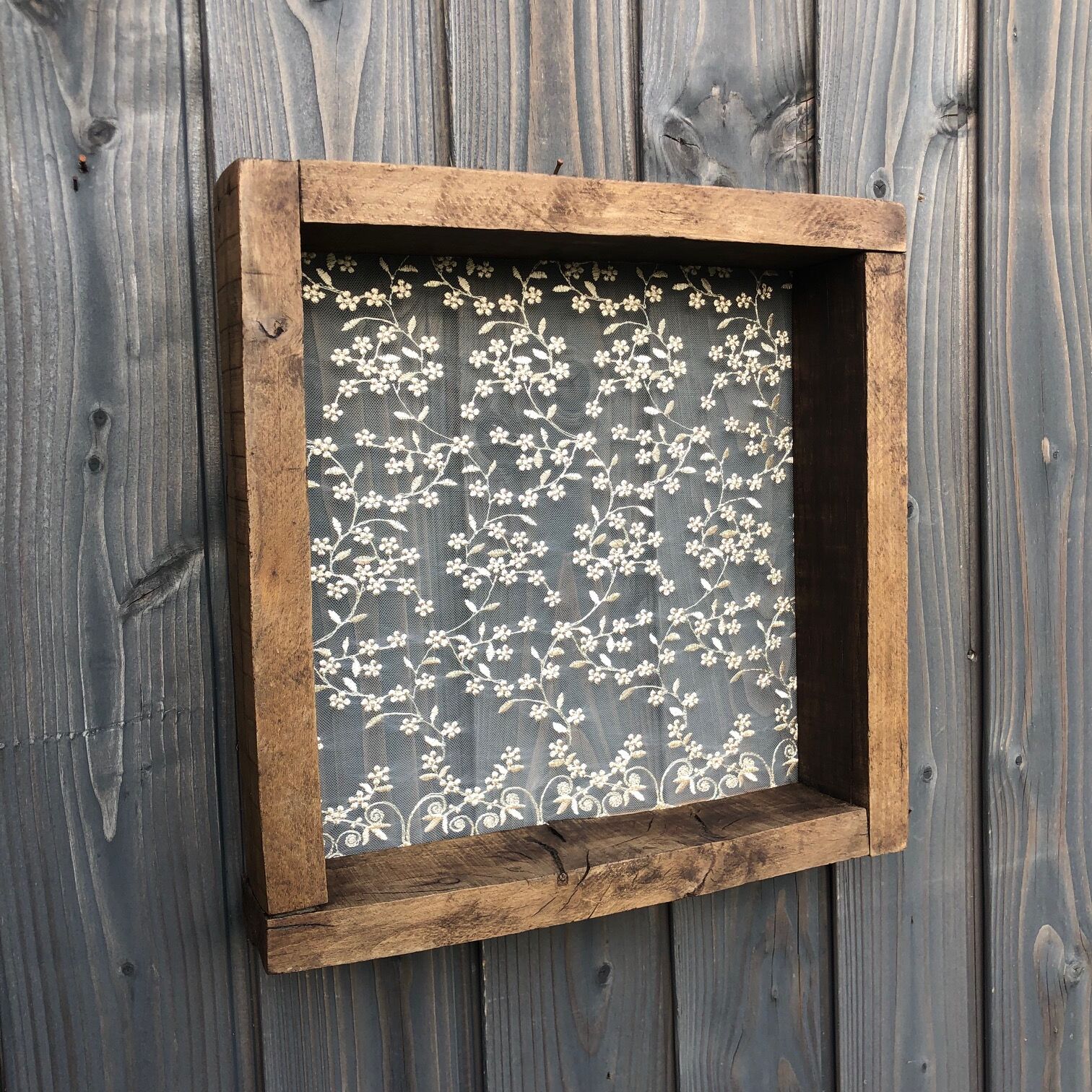 Ancient wooden sieve "lace"