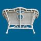 Vintage rattan children's bench