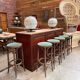 Set of 11 bar stools from the 1960s.