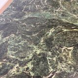 Coffee table in green marble and gilded wood, Louis XVI / Rococo style